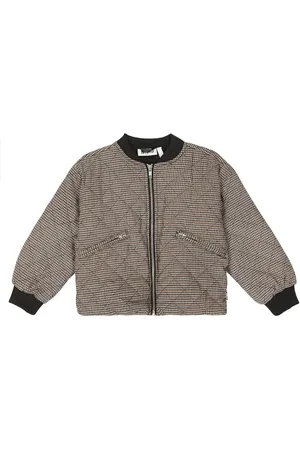 Molo Hanne checked bomber jacket