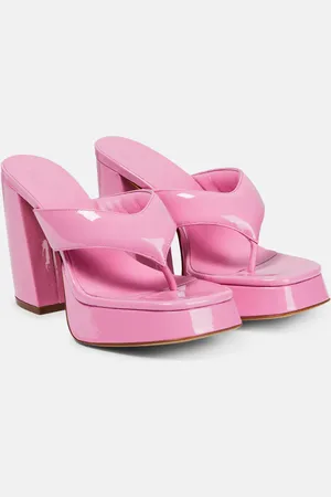 Gia Borghini Patent leather platform sandals
