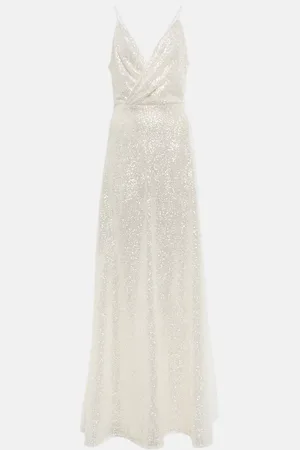 Costarellos Kristina sequined tulle gown