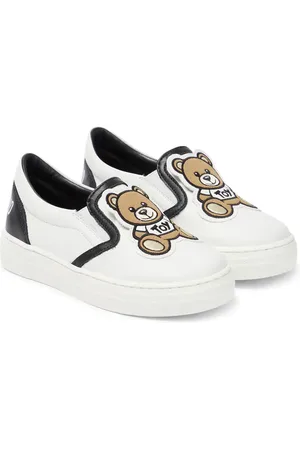 Moschino Teddy Bear leather sneakers