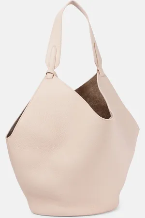Khaite Lotus Medium leather tote bag