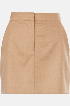 Max Mara Ancella camel hair miniskirt