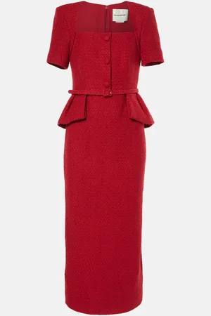 Roland Mouret BouclÃ© midi dress