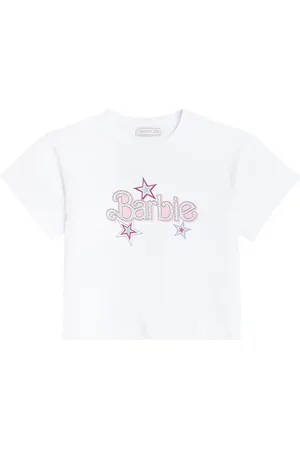 MONNALISA X BarbieÂ® cotton-blend jersey T-shirt