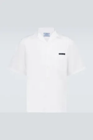 Prada Cotton poplin bowling shirt