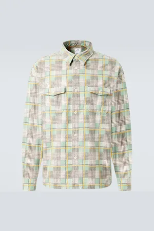 VISVIM Pioneer plaid cotton flannel shirt