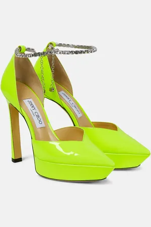 Jimmy Choo Saeda 125 embellished platform pumps