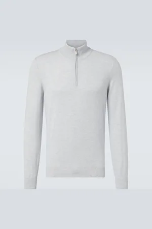 Brunello Cucinelli Cashmere half-zip sweater