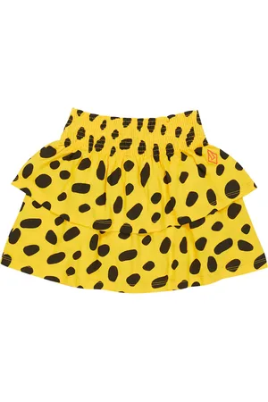 The Animals Observatory Kiwi printed cotton jersey skirt