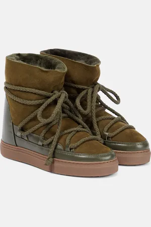 INUIKII Classic Wedge suede ankle boots