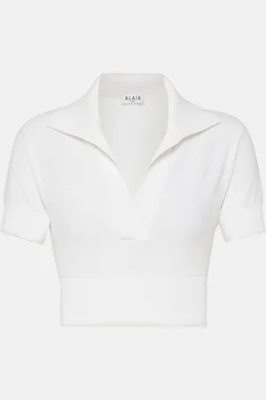 Alaïa Cropped polo shirt