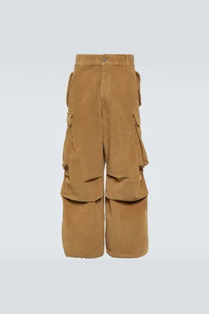 Alanui Velvet corduroy cargo pants