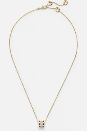 Bvlgari B.zero1 18kt gold pendant necklace with diamonds