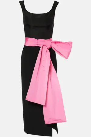 Carolina Herrera Sash midi dress