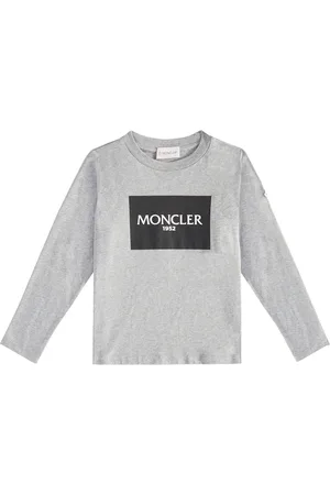 Moncler Logo cotton jersey top