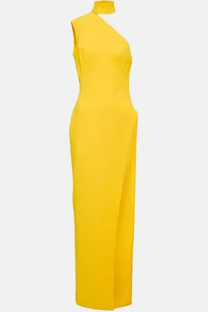Monot Asymmetric crÃªpe maxi dress