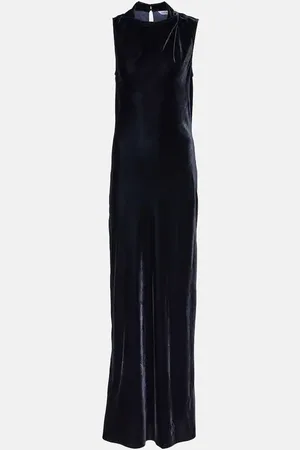 VERONICA BEARD Kura velvet maxi dress