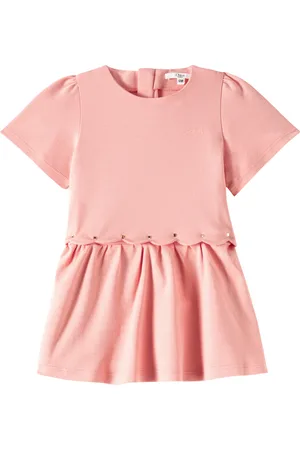 Chloé Baby scalloped cotton dress