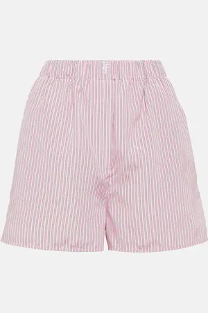The Frankie Shop Lui striped crÃªpe shorts