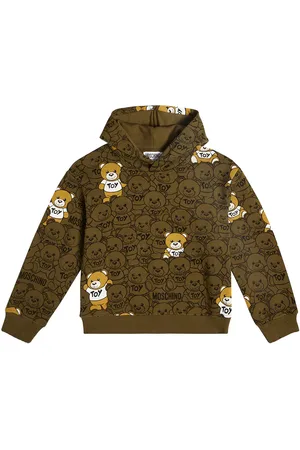 Moschino Teddy Bear cotton jersey hoodie