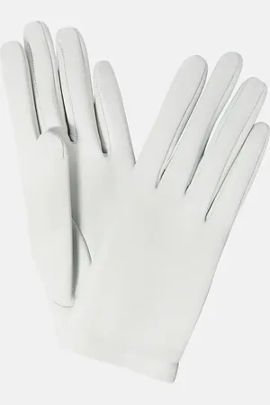 The Row Lorella leather gloves