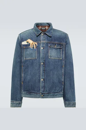 UNDERCOVER Beaded denim jacket