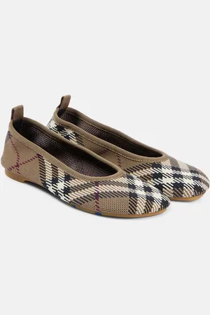 Burberry Check jacquard ballet flats