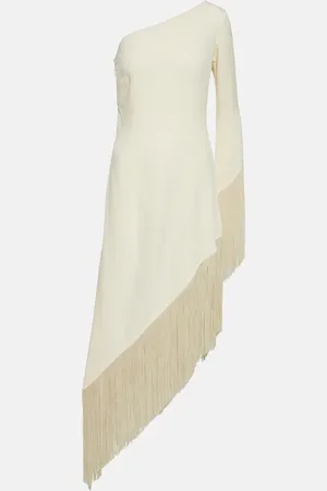 ‎Taller Marmo‎ Aventador fringed one-shoulder midi dress