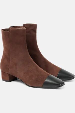 Aquazzura French Flirt 35 suede ankle boots