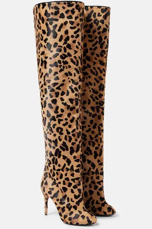 Alaïa Decollete 90 calf hair over-the-knee boots