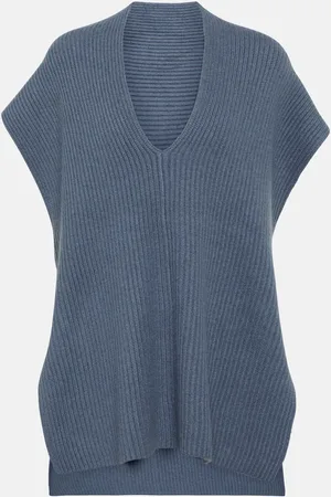 Joseph Ribbed-knit cashmere top