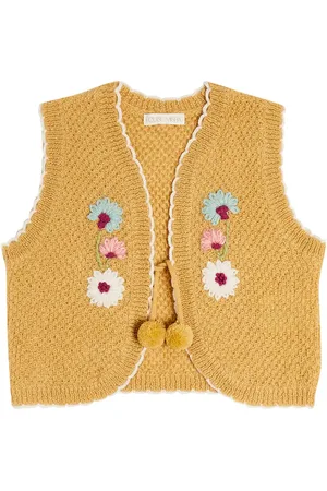 Louise Misha Sylna embroidered sweater vest
