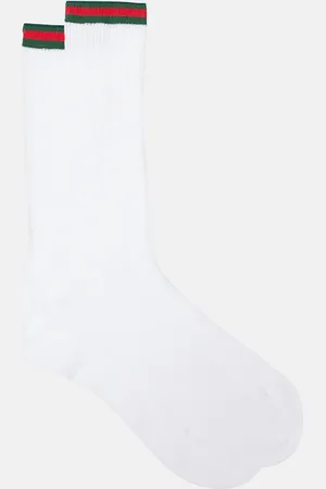 Gucci Web ribbed-knit cotton-blend socks