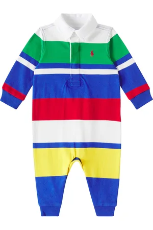 Ralph Lauren Baby striped cotton onesie
