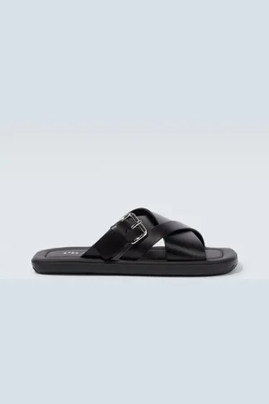 Prada Brushed leather sandals
