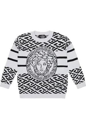 VERSACE Medusa Greca cotton and wool sweater