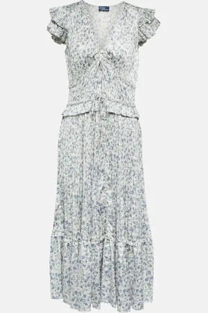 Ralph Lauren Floral satin midi dress