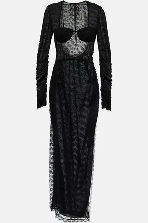 Alessandra Rich Lace maxi dress