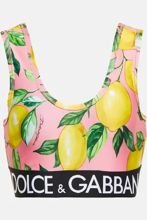 Dolce & Gabbana Printed sports bra