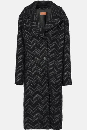 Missoni Zigzag lamÃ© coat