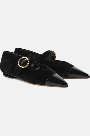 ULLA JOHNSON Kiki suede Mary Jane shoes