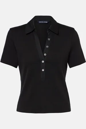 VERONICA BEARD Kearney cotton-blend top
