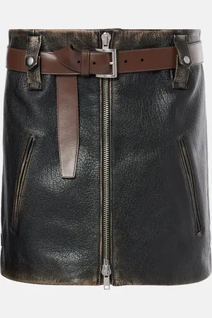 Prada Leather miniskirt