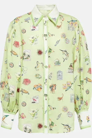 ALÉMAIS Printed linen shirt