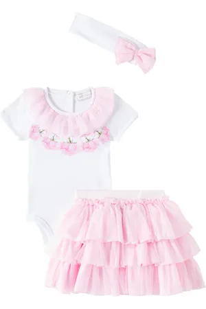 MONNALISA Baby skirt, bodysuit and headband set