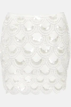 ROTATE Sequined miniskirt