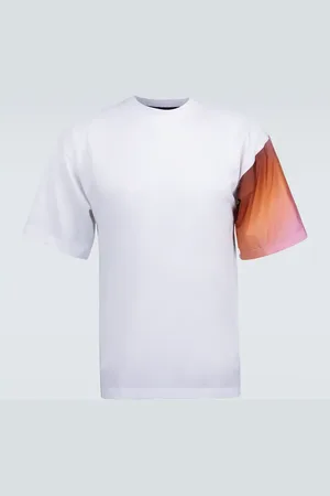 Prada Contrast-sleeve T-shirt