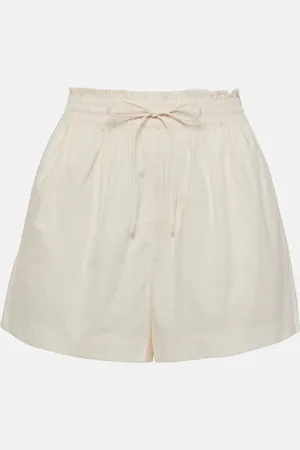 ULLA JOHNSON Marn cotton poplin shorts