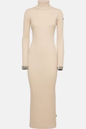 Goldbergh Mireille ribbed-knit midi dress