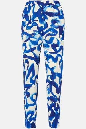 DRIES VAN NOTEN Printed slim pants